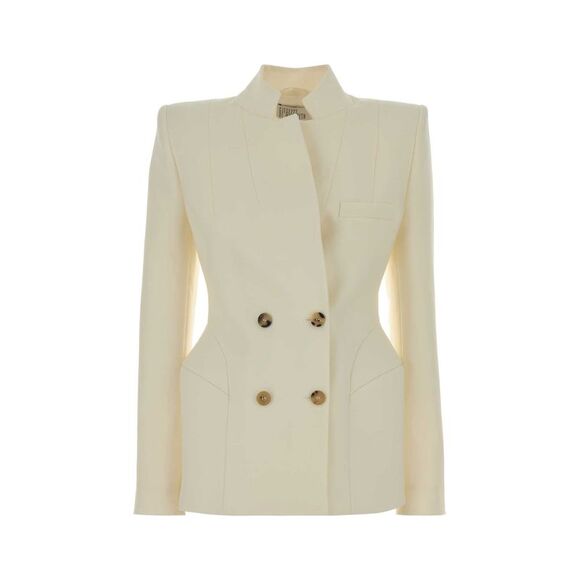 GIUSEPPE DI MORABITO Sweaters - Giuseppe Di Morabito Women Ivory Wool Blazer
